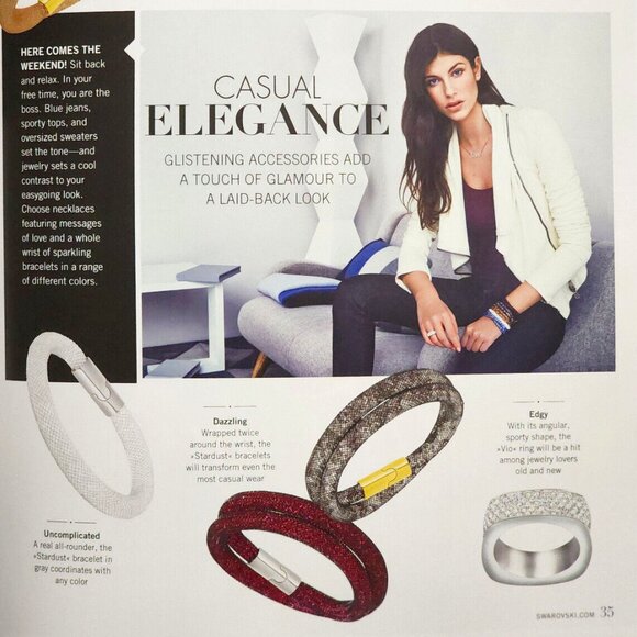 Swarovski Stardust Double Wrap Small (38cm) Bracelet JET HEM/PDS Item #5102553 - Picture 6 of 6